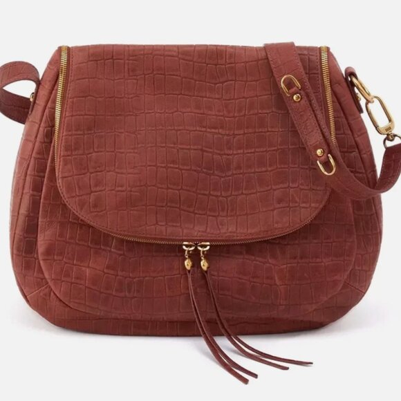 Hobo International Fern Convertible Shoulder/Crossbody CR Brandy NWT - Picture 1 of 5
